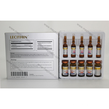 Pérdida del peso del servicio del OEM que adelgaza la inyección de Lcarnitine 2g / 5ml